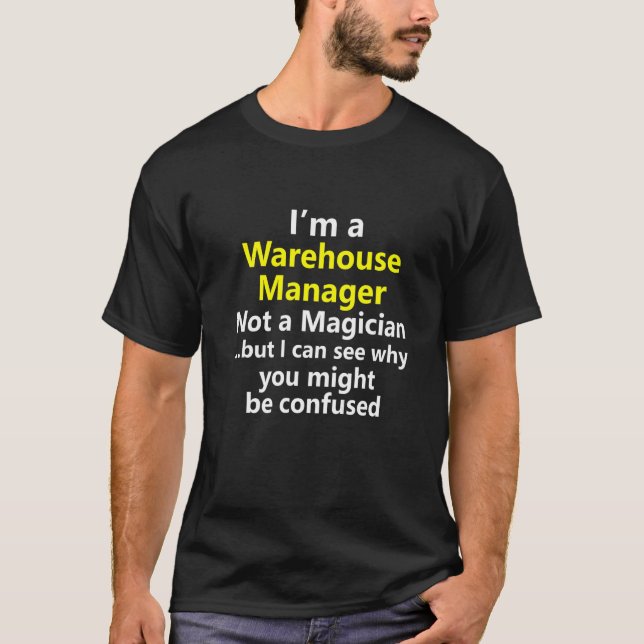 Leiter des Lagerbetriebsteams Occu T-Shirt (Vorderseite)