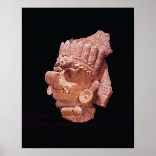 Leiter des Maisgottes Maya, Oaxaca, c.500 AD Poster