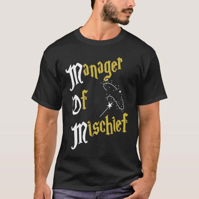 Leiter des Mischief Magical MAMA Mischief Manager T-Shirt (Vorderseite)