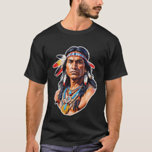 Leiter des nationalen Amerikanischen Ureinwohners T-Shirt