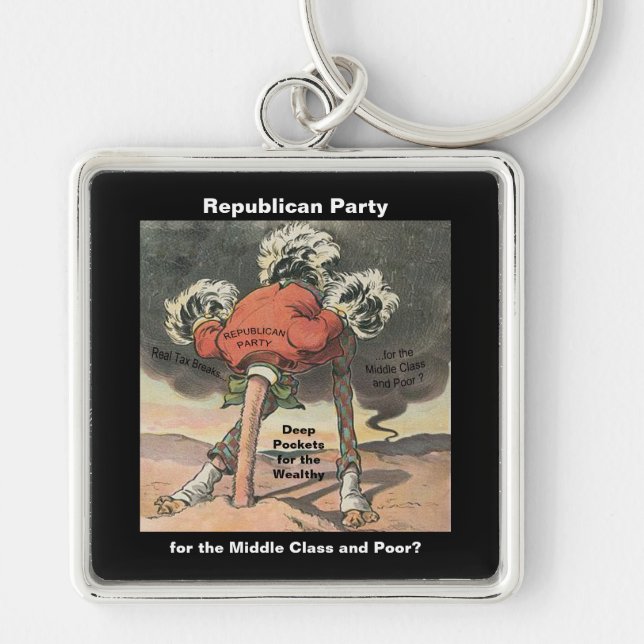 Leiter des republikanischen Sand-Party Schlüsselanhänger (Vorne)