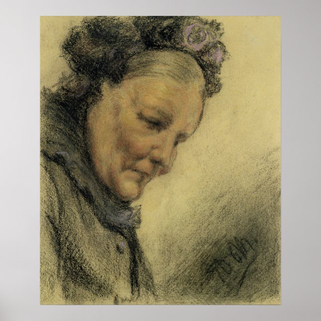 Leiter einer alten Frau Poster (Vorne)