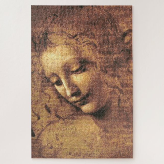Leiter einer Frau La Scapigliata Leonardo Da Vinci (Vertikal)