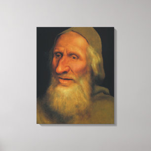 Leiter eines alten Mannes (von Quentin Metsys) Leinwanddruck