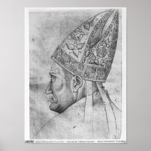 Leiter eines Bischofs, aus dem Vallardi Album Poster