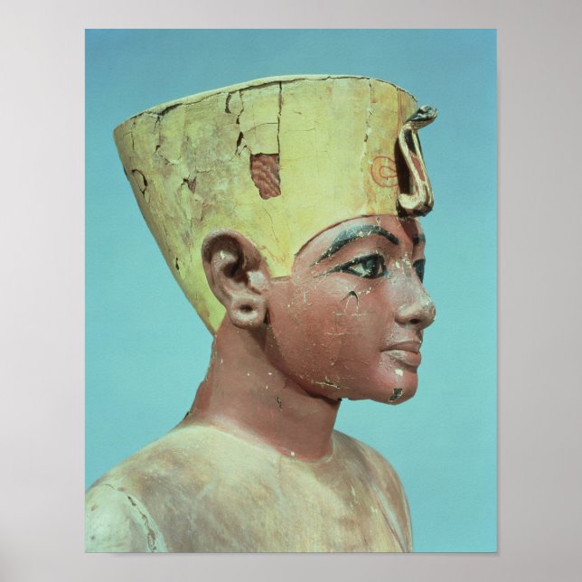 Leiter eines "Dummy" des jungen Tutankhamun Poster (Vorne)