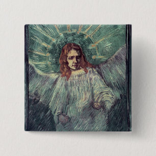 Leiter eines Engels, nach Rembrandt, 1889 Button