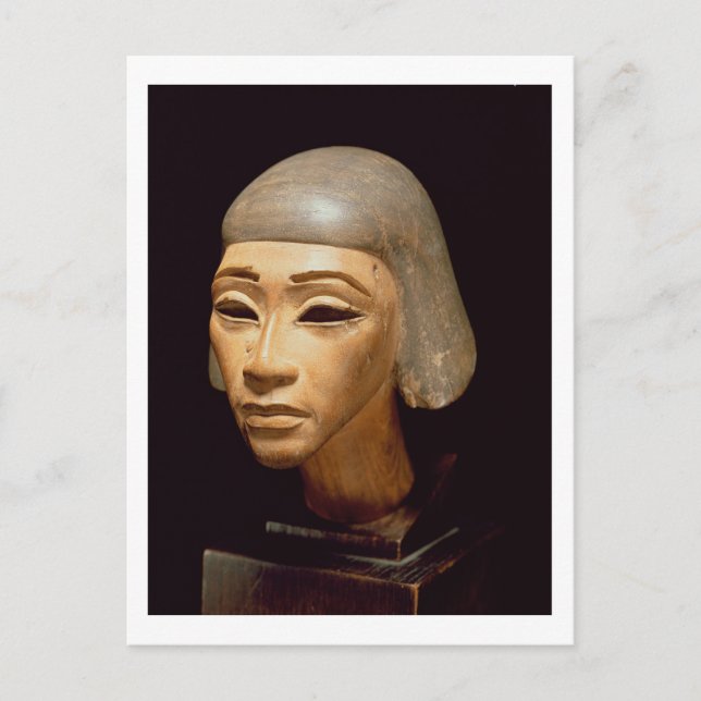 Leiter eines Harpisten, von Tell El-Amarna, c.1370 Postkarte (Vorderseite)