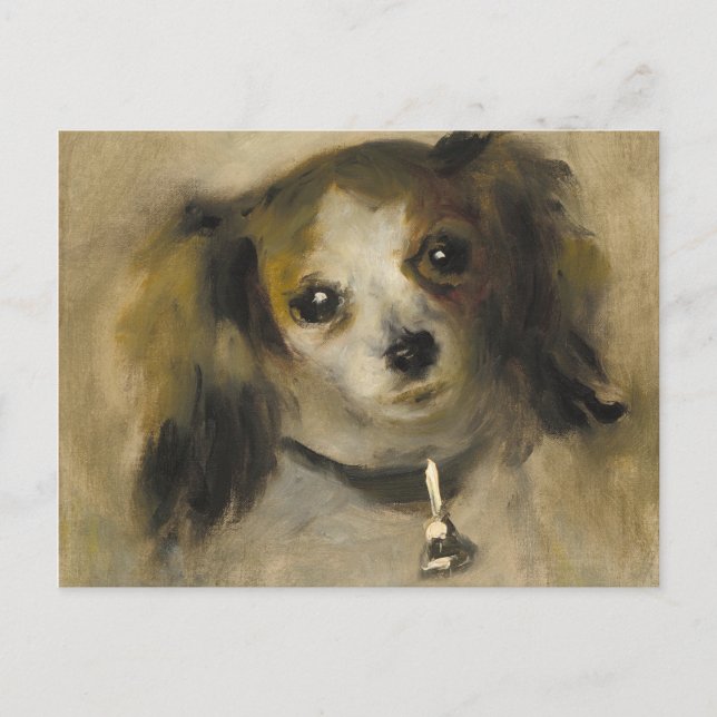Leiter eines Hundes, 1870 (Öl auf Leinwand) Postkarte (Vorderseite)