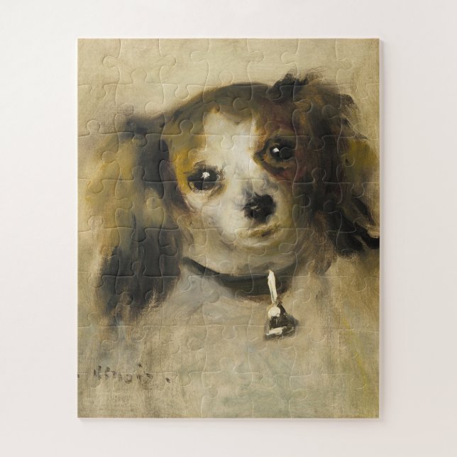 Leiter eines Hundes, Auguste Renoir Art (Vertikal)