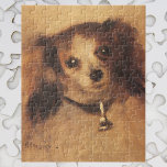 Leiter eines Hundes von Pierre Renoir, Vintage Kun<br><div class="desc">Leiter eines Hundes (1870) von Renoir ist ein Vintager Impressionismus feine Kunst Tierportrait Gemälde. Ein bezaubernder und niedlicher Hund. Dieses süße Kaninentier hat flauschige Zornohren und eine Glocke um seinen Kragen. Möglicherweise ein König Charles Cavalier spaniel. Über den Künstler: Pierre-Auguste Renoir (1841-1919) war ein führender Maler in der Entwicklung des...</div>