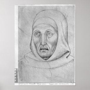 Leiter eines Mönchs aus dem Vallardi Album Poster
