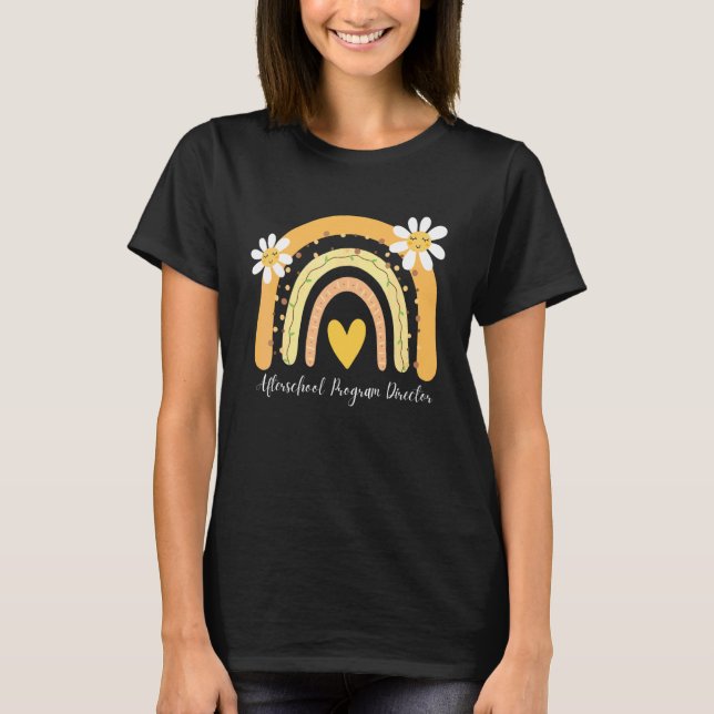 Leiter eines Nachmittagsprogramms T-Shirt (Vorderseite)