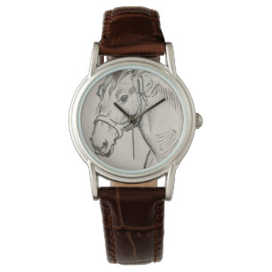 Leiter eines Pferdes (von Alfred Dehodencq) Armbanduhr