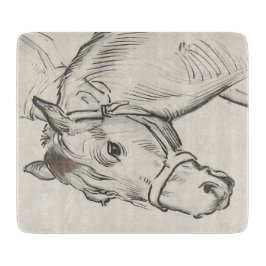 Leiter eines Pferdes (von Alfred Dehodencq) Schneidebrett