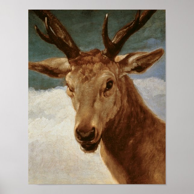 Leiter eines Stags, 1634 Poster (Vorne)