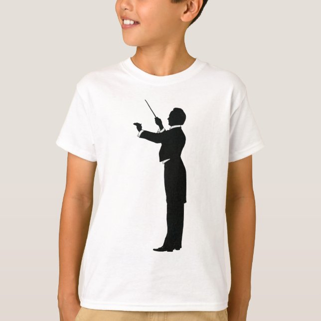 Leiter-Silhouette T-Shirt (Vorderseite)