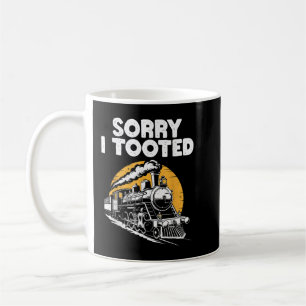 Leiter Sorry, ich Tooted Collect Model Train Kaffeetasse