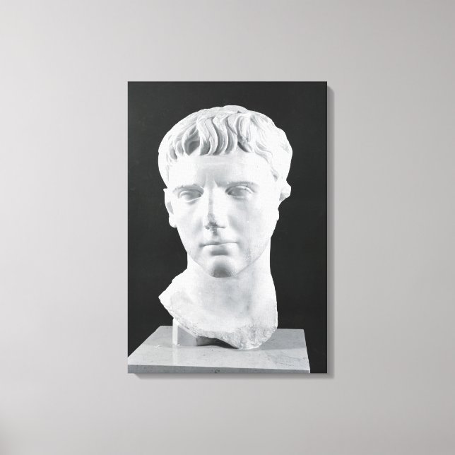 Leiter von Caesar Augustus Leinwanddruck (Vorderseite)