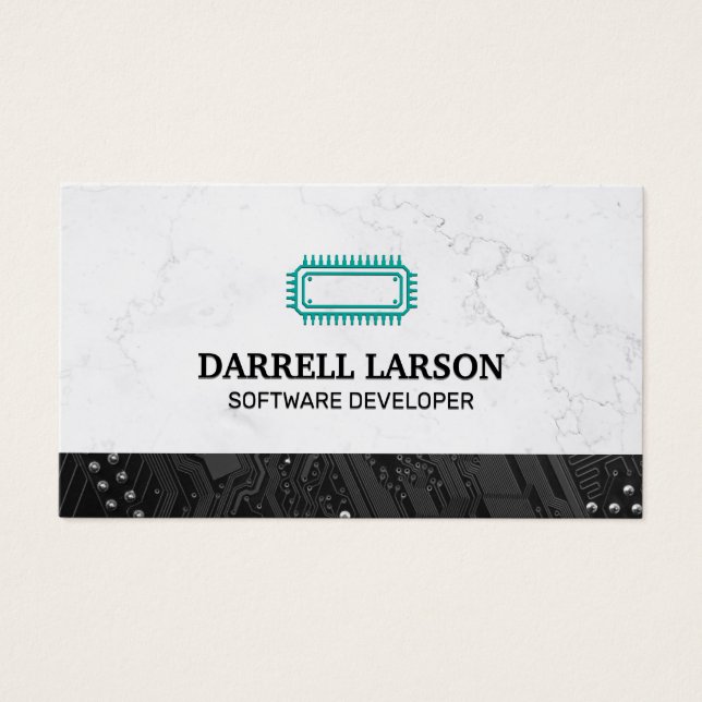 Leiterkarte schwarz | Technology Microchip (Vorderseite)