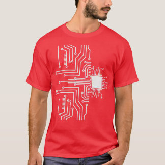 Leiterplatine verfolgt Computerwissenschaftler-Pro T-Shirt
