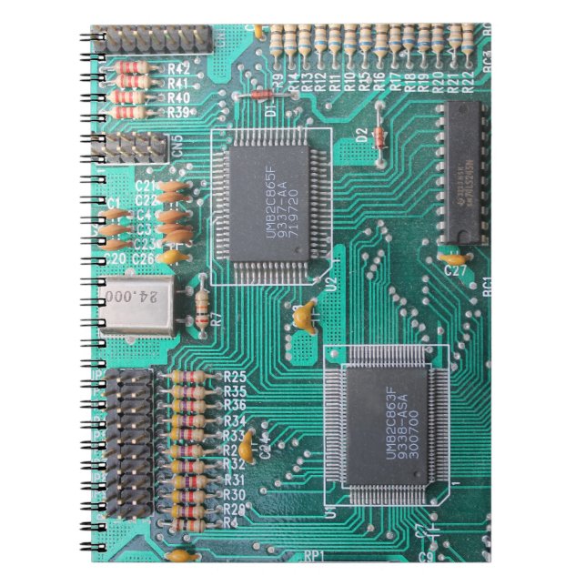 Leiterplatte, Computermotherboard-Notizblock Notizblock (Vorderseite)
