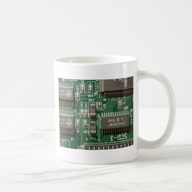 Leiterplatte-Entwurf Kaffeetasse (Rechts)