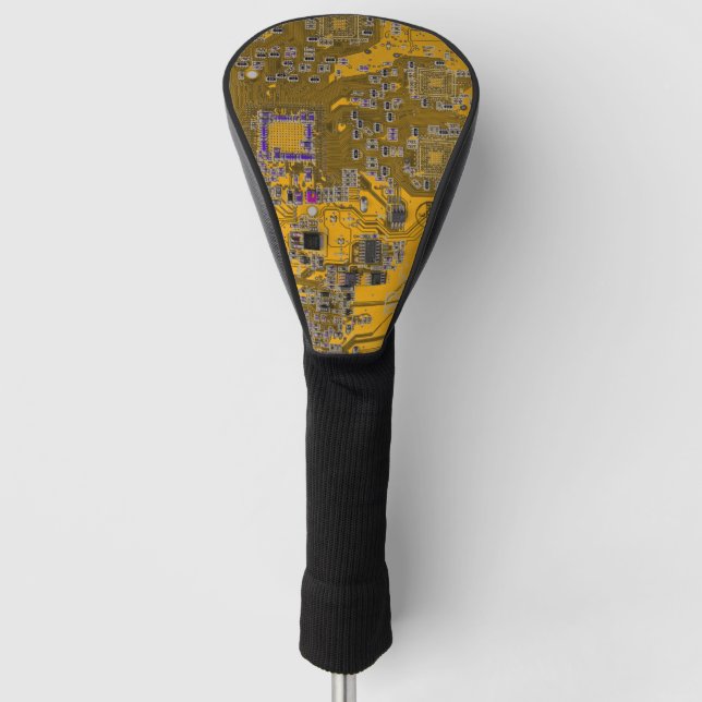 Leiterplattenplatine Orange für gedruckte Leiterpl Golf Headcover (Vorderseite)