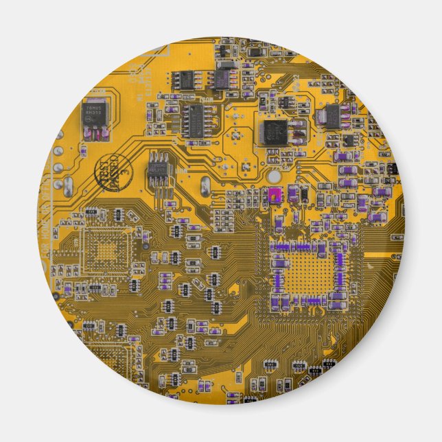 Leiterplattenplatine Orange für gedruckte Leiterpl Magnet (Vorne)