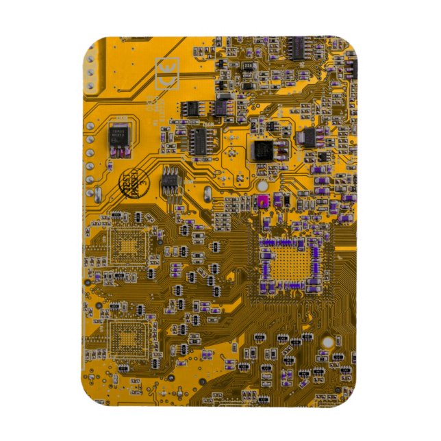 Leiterplattenplatine Orange für gedruckte Leiterpl Magnet (Vertikal)