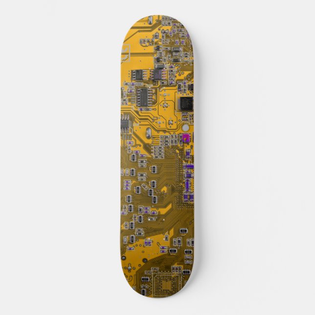 Leiterplattenplatine Orange für gedruckte Leiterpl Skateboard (Vorderseite)