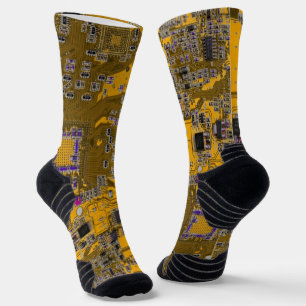 Leiterplattenplatine Orange für gedruckte Leiterpl Socken