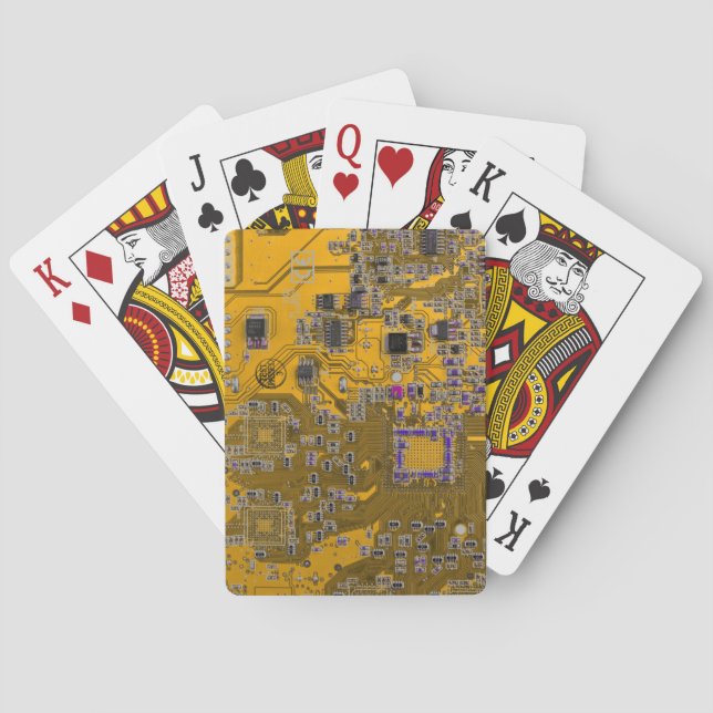 Leiterplattenplatine Orange für gedruckte Leiterpl Spielkarten (Rückseite)