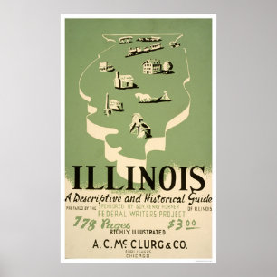 Leitfaden zu Illinois 1940 WPA Poster