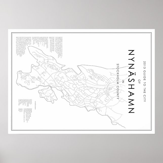 Leitfaden zu Nynäshamn Poster (Vorne)