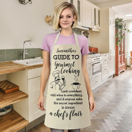 Leitfaden zur Gourmet Cooking-Schürze Schürze