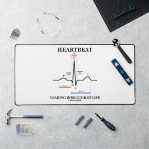 Leitindikator für das Leben EKG/EKG-Spaß Schreibtischunterlage