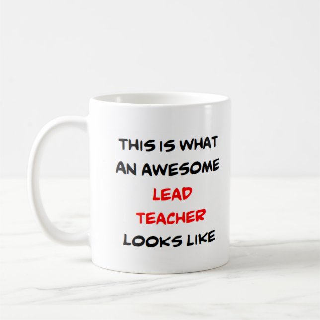 Leitlehrer, phantastisch kaffeetasse (Links)