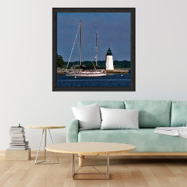 Leitlicht von Newport Poster