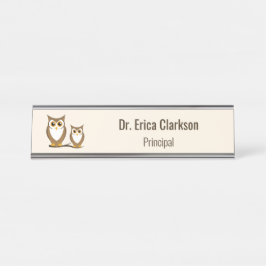 Leitlinie Schreibtischnamensplakette