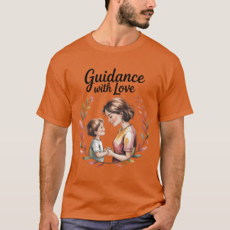 Leitlinien für Liebe Mutter und Kind-positive Rück T-Shirt