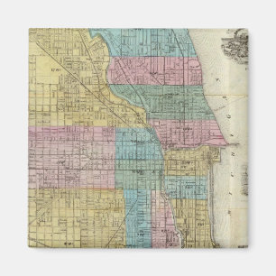 Leitplan von Chicago Magnet