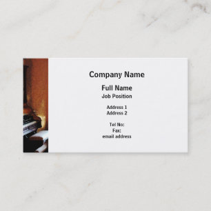 Leitungsorgan im Wohnzimmer Visitenkarte