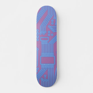 Leitungsplatine blau skateboard