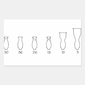 Lekos Rechteckiger Aufkleber