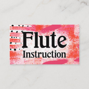 Lektionen zur Flutinstruktion Hot-Pink-Visitenkart Visitenkarte