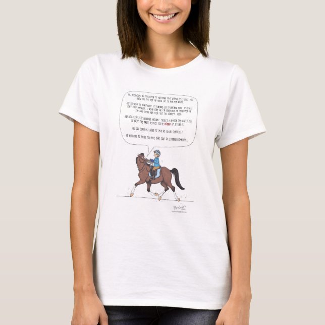 Lektions-PferdeShirt T-Shirt (Vorderseite)