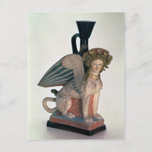 Lekythos in Form einer Sphinx Postkarte