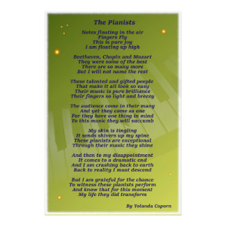 L'élargissement de la photo des pianistes