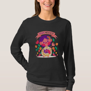 Lele Mexicanische Puppe ¡Que viva México! T-Shirt